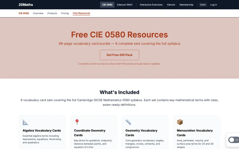 Free Worksheet Packs